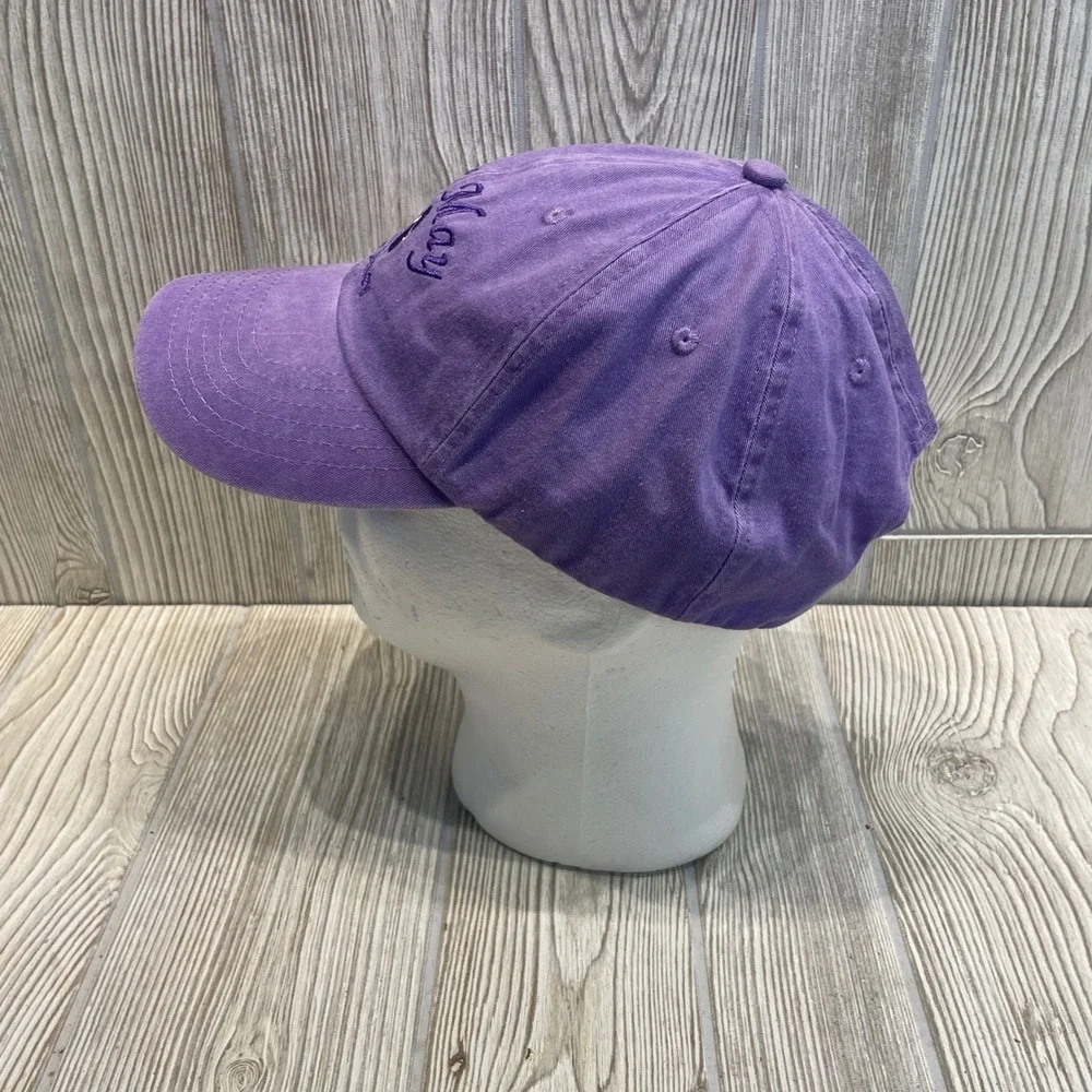 Royal Resortwear Cape May New Jersey Purple Baseball Cap Hat Flip Flops Cotton